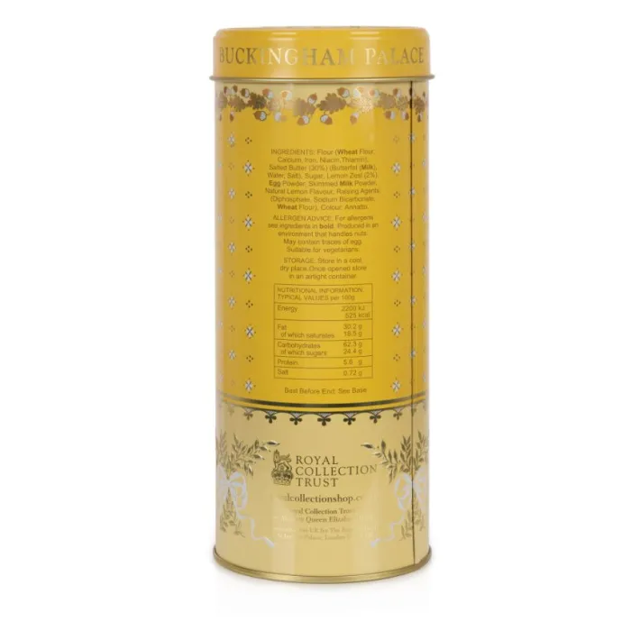 Royal Collection Shop Buckingham Palace Lemon Shortbread Biscuit Tin* Biscuits