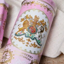 Royal Collection Shop Buckingham Palace Strawberry And Clotted Cream Shortbread Biscuit Tin* Biscuits