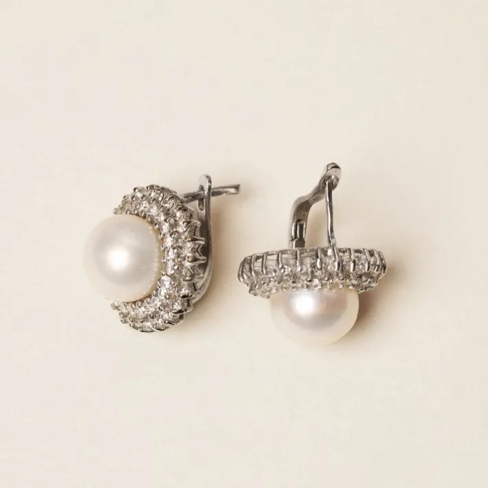 Royal Collection Shop Centred Pearl Earrings* Earrings