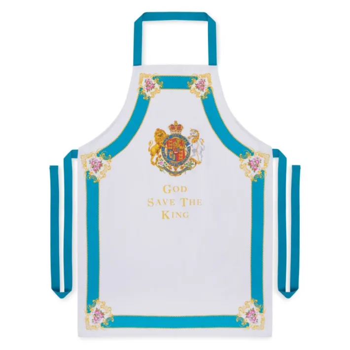 Royal Collection Shop Coat Of Arms Apron* His Majesty The King'S 75Th Birthday