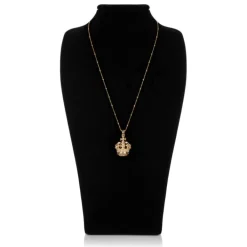 Royal Collection Shop Gold Crown Necklace* Necklaces