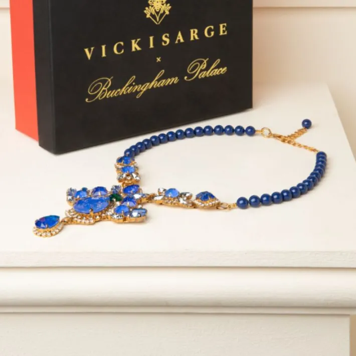 Royal Collection Shop Vicki Sarge Large Blue Necklace* Vicki Sarge