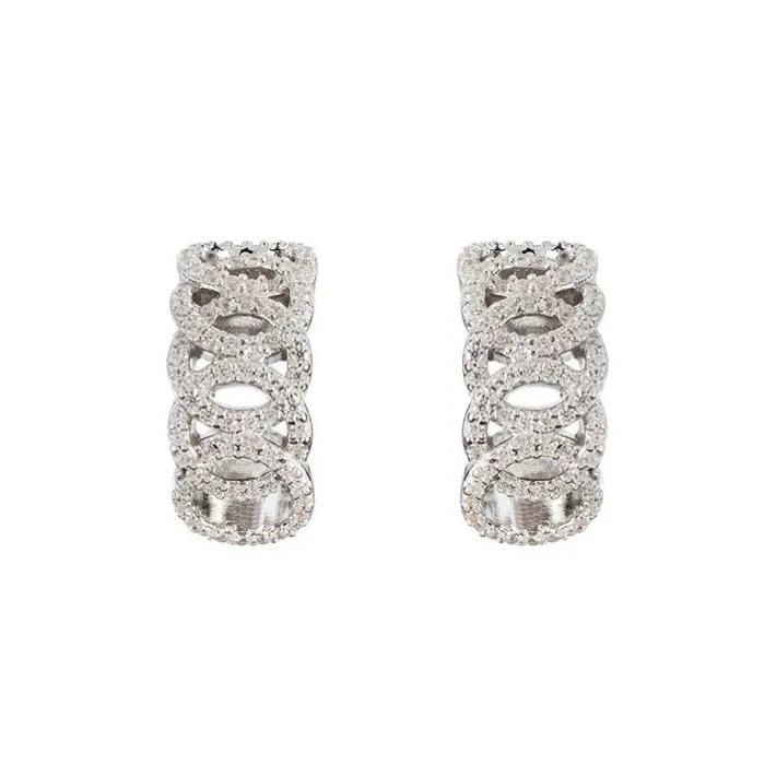 Royal Collection Shop Vladimir Half Hoop Earrings* Earrings